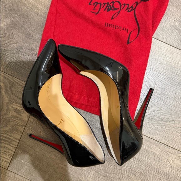 Christian Louboutin Black Patent Heels - Picture 5 of 10